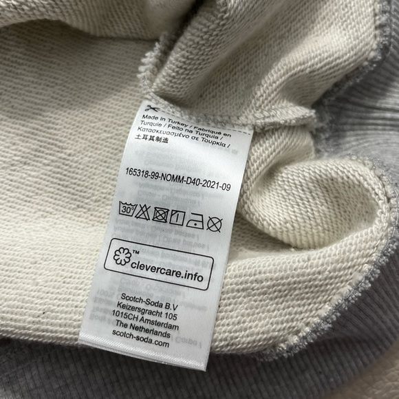 NWT - Scotch & Soda Men’s Classic Logo Regular Fit Sweatshirt - Size L - Picture 9 of 10